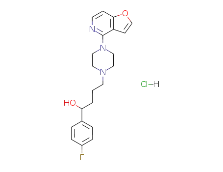 1-Piperazinebutanol, a-(4-fluorophenyl)-4-furo[3,2-c]pyridin-4-yl-,
monohydrochloride
