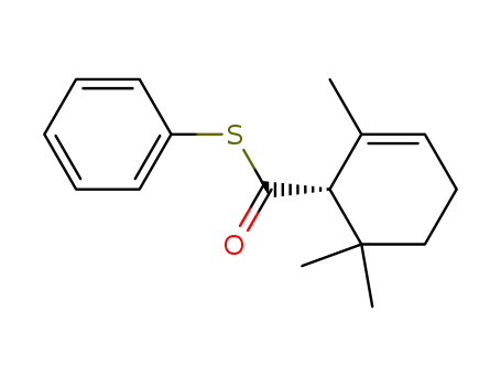 (S)-2,6,6-Trimethyl-cyclohex-2-enecarbothioic acid S-phenyl ester