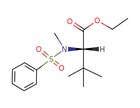 N-methyl-N-benzenesulfonyl-(S)-tert-leucine ethyl ester