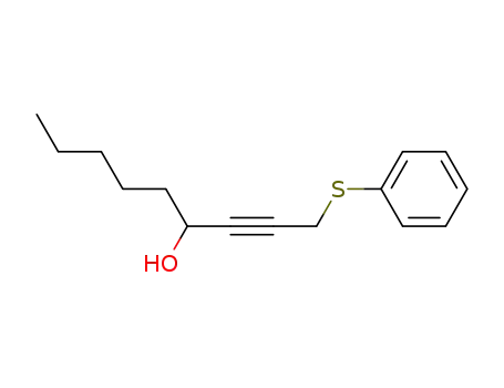 1-Phenylsulfanyl-non-2-yn-4-ol