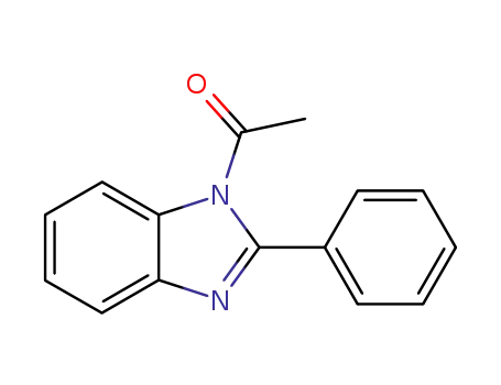 Molecular Structure of 63759-84-2 (1H-Benzimidazole, 1-acetyl-2-phenyl-)