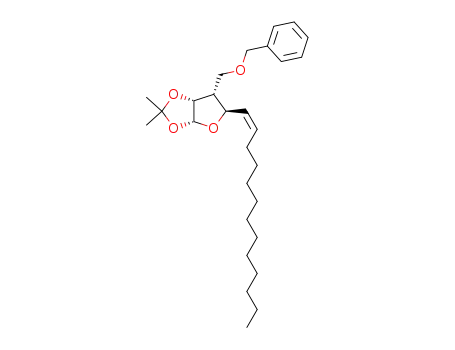 3-benzyloxymethyl-3-deoxy-1,2-isopropylidene-4-(17-tridec-1-enyl)-α-D-erythrofuranose