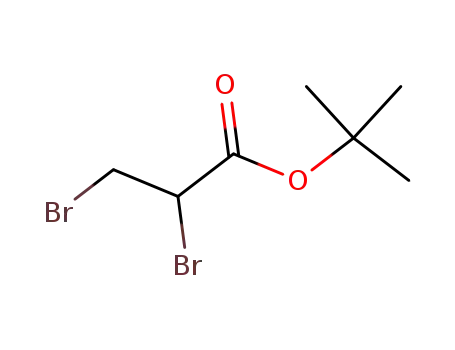 Molecular Structure of 138034-79-4 (tert-butyl 2,3-dibromopropionate)