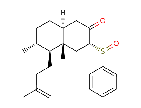 (3SR,4aRS,5RS,6SR,8aRS)-octahydro-4a,6-dimethyl-5-(3-methyl-3-butenyl)-3-(phenylsulfinyl)-2(1H)-naphthalenone
