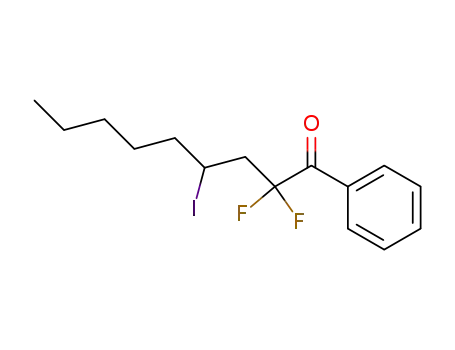 1-Nonanone, 2,2-difluoro-4-iodo-1-phenyl-