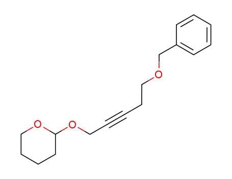 5-phenylmethoxy-1-(tetrahydropyran-2'-yloxy)pent-2-yne