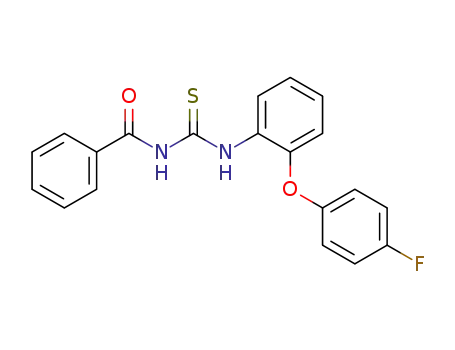 1-Benzoyl-3-[2-(4-fluoro-phenoxy)-phenyl]-thiourea