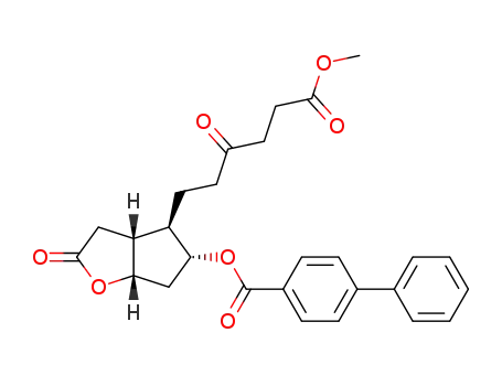 Biphenyl-4-carboxylic acid (3aR,4R,5R,6aS)-4-(5-methoxycarbonyl-3-oxo-pentyl)-2-oxo-hexahydro-cyclopenta[b]furan-5-yl ester