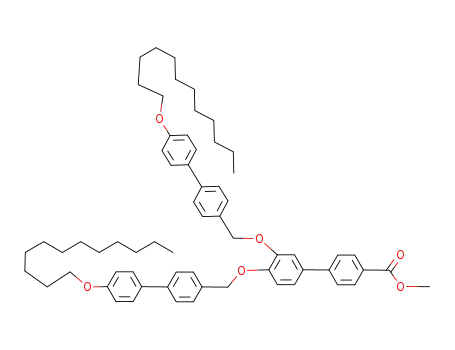 methyl 3',4'-bis(4'-dodecyloxybiphenyl-4-ylmethoxy)biphenyl-4-carboxylate