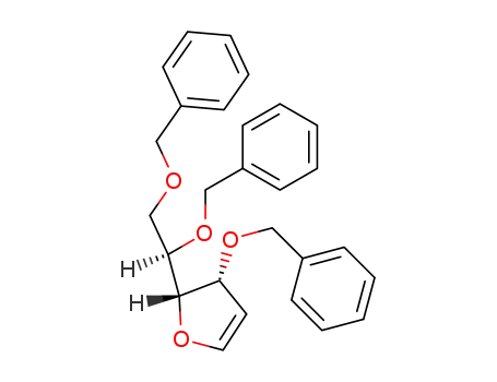 (2S,3R)-3-Benzyloxy-2-((R)-1,2-bis-benzyloxy-ethyl)-2,3-dihydro-furan