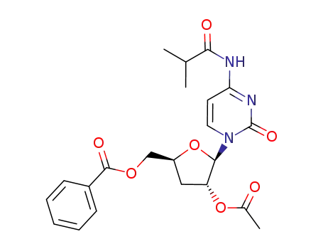 2'-O-Acetyl-5'-O-benzoyl-4-N-isobutyryl-3'-deoxycytidine