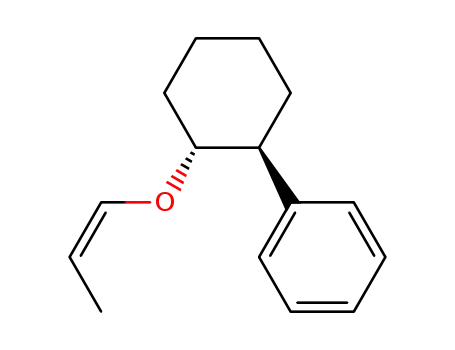 Molecular Structure of 147253-77-8 (Benzene, [(1S,2R)-2-[(1Z)-1-propenyloxy]cyclohexyl]-)