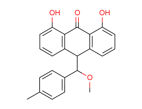 1,8-Dihydroxy-10-[methoxy(4-methylphenyl)methyl]-9(10H)-anthracenone