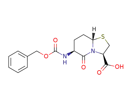 (3R,6S,8aS)-6-Benzyloxycarbonylamino-5-oxo-hexahydro-thiazolo[3,2-a]pyridine-3-carboxylic acid