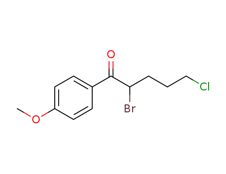 2-bromo-5-chloro-1-(4-methoxy-phenyl)-pentan-1-one