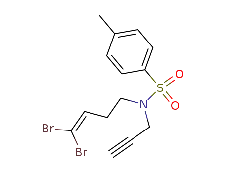 N-(4,4-dibromo-3-butenyl)-N-(3-propynyl)-p-toluenesulfonamide