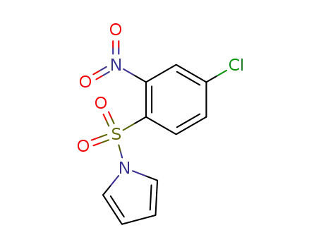 Molecular Structure of 51144-97-9 (1-[(4-chloro-2-nitrophenyl)sulfonyl]-1H-pyrrole)