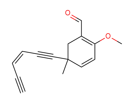 5-((Z)-Hex-3-ene-1,5-diynyl)-2-methoxy-5-methyl-cyclohexa-1,3-dienecarbaldehyde