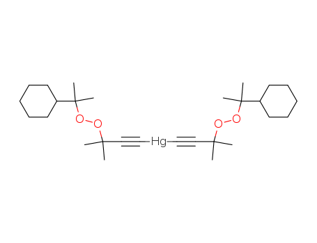 Mercury, bis[3-[(1-cyclohexyl-1-methylethyl)dioxy]-3-methyl-1-butynyl]-