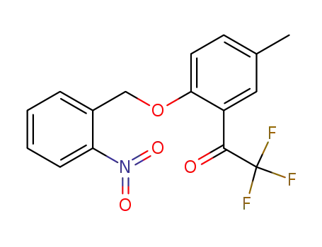 2,2,2-trifluoro-1-<5-methyl-2-<(2-nitrophenyl)methoxy>phenyl>ethanone
