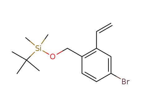 4-<<(tert-butyldimethylsilyl)oxy>methyl>-3-vinyl-1-bromobenzene
