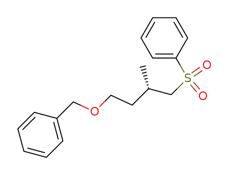 Benzene, [[(2S)-2-methyl-4-(phenylmethoxy)butyl]sulfonyl]-
