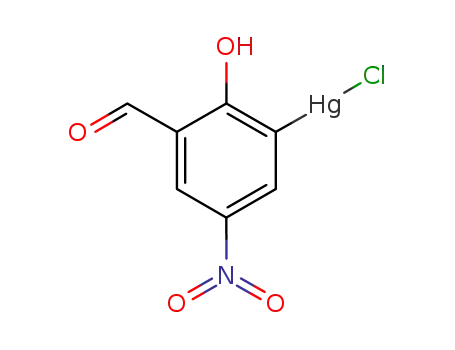 Chloro(3-formyl-2-hydroxy-5-nitrophenyl)mercury