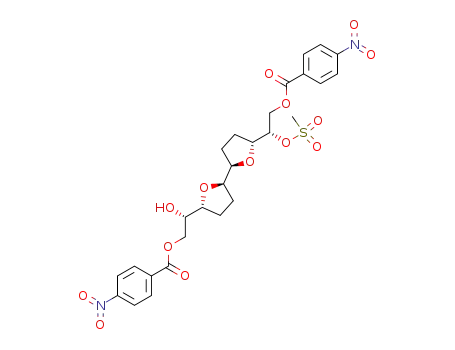 (-)-(2S,3R,6R,7R,10R,11S)-1,12-O-Bis(4-nitrobenzoyl)-3,6:7,10-diepoxy-2-O-methanesulfonyl-1,2,11,12-tetrahydroxydodecane