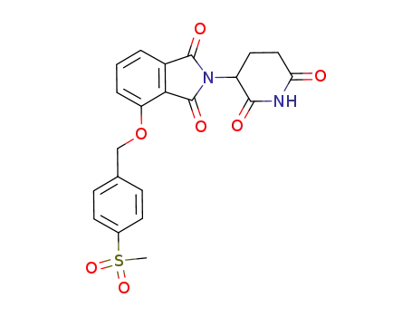 2-(2,6-dioxo-piperidin-3-yl)-4-(4-methanesulfonyl-benzyloxy)-isoindole-1,3-dione
