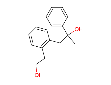 Molecular Structure of 167170-55-0 (1,2-Benzenediethanol, a-methyl-a-phenyl-)