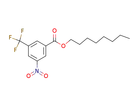 Molecular Structure of 203513-25-1 (octyl 3-nitro-5-(trifluoromethyl)benzoate)