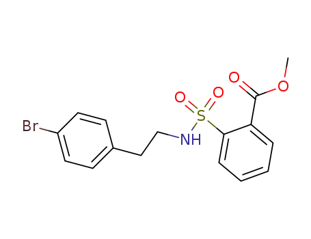 2-[2-(4-Bromo-phenyl)-ethylsulfamoyl]-benzoic acid methyl ester