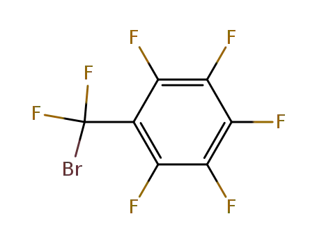 Molecular Structure of 35523-39-8 (Benzene, (bromodifluoromethyl)pentafluoro-)