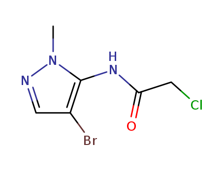 N-(4-BROMO-1-METHYL-1H-PYRAZOL-5-YL)-2-CHLOROACETAMIDE