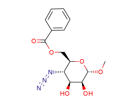 methyl 4-azido-6-O-benzoyl-4-deoxy-α-D-mannopyranoside