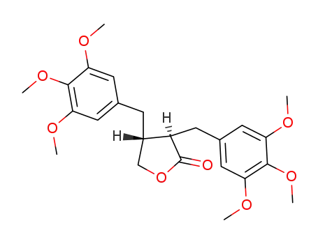 2(3H)-Furanone,dihydro-3,4-bis[(3,4,5- trimethoxyphenyl)methyl]-,(3R,4R)- 