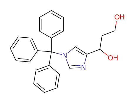 1-(1-trityl-1H-imidazol-4-yl)propane-1,3-diol