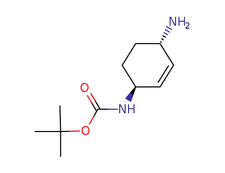 카르밤산, [(1R,4R)-4-아미노-2-시클로헥센-1-일]-, 1,1-디메틸에틸 에스테르,
