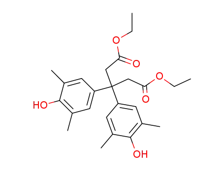 Pentanedioic acid, 3,3-bis(4-hydroxy-3,5-dimethylphenyl)-, diethyl ester