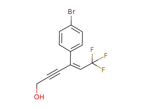 (E)-4-(4-bromophenyl)-6,6,6-trifluorohex-4-en-2-yl-1-ol