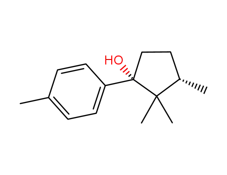 (1R,3S)-1-(4-methylphenyl)-2,2,3-trimethylcyclopentan-1-ol
