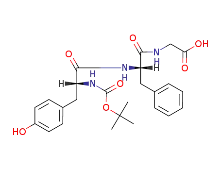 (tert-butoxycarbonyl)-D-tyrosyl-L-phenylalanylglycine