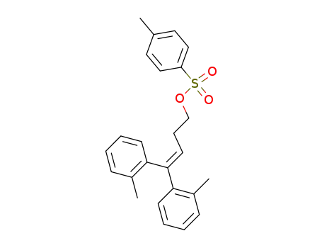 Molecular Structure of 193898-06-5 (3-Buten-1-ol, 4,4-bis(2-methylphenyl)-, 4-methylbenzenesulfonate)