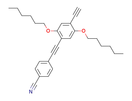 Benzonitrile, 4-[[4-ethynyl-2,5-bis(hexyloxy)phenyl]ethynyl]-