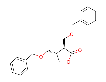 2(3H)-Furanone, dihydro-3,4-bis[(phenylmethoxy)methyl]-, (3S,4S)-
