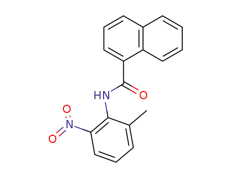 Molecular Structure of 212503-73-6 (Naphthalene-1-carboxylic acid (2-methyl-6-nitro-phenyl)-amide)