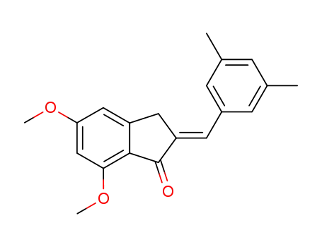 1H-Inden-1-one,
2-[(3,5-dimethylphenyl)methylene]-2,3-dihydro-5,7-dimethoxy-