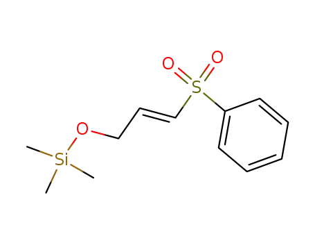 Silane, trimethyl[[3-(phenylsulfonyl)-2-propenyl]oxy]-, (E)-