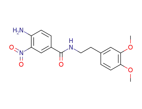 Benzamide, 4-amino-N-[2-(3,4-dimethoxyphenyl)ethyl]-3-nitro-