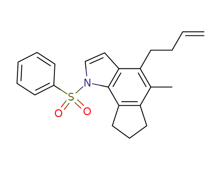 4-(3-butenyl)-5-methyl-1-(phenylsulfonyl)-1,6,7,8-tetrahydrocyclopent<g>indole